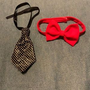Dog’s Tie & Bow Tie Set